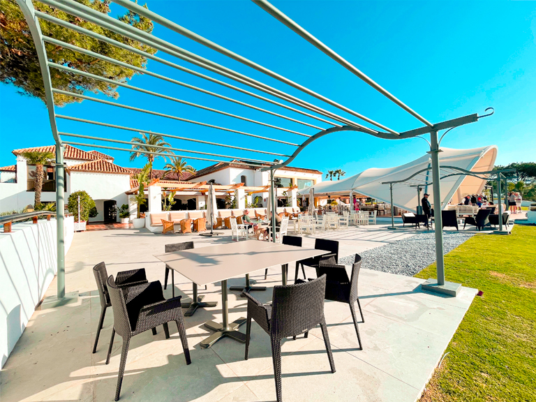 New Clubhouse terrace at La Cala Resort